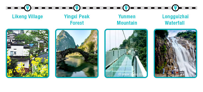 Likeng Village, Yingxi Peak Forest, Yunmen Mountain, Longguizhai Waterfall