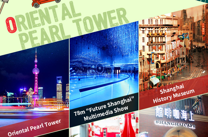 Oriental Pearl Tower-78m “Future Shanghai” Multimedia Show, Shanghai History Museum
